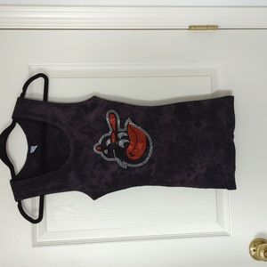 Official Baltimore Orioles tank top with rhinestone Oriole